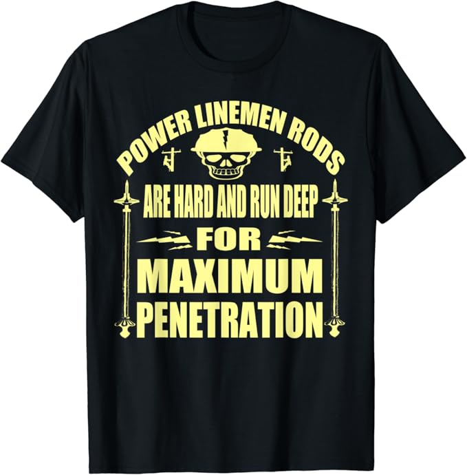 Power Lineman Electrical Rods Power Lines Journey Lineman T